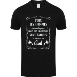 T-shirt DEVILISH homme Mois de naissance Aout T-shirt DEVILISH homme Mois de naissance Aout
