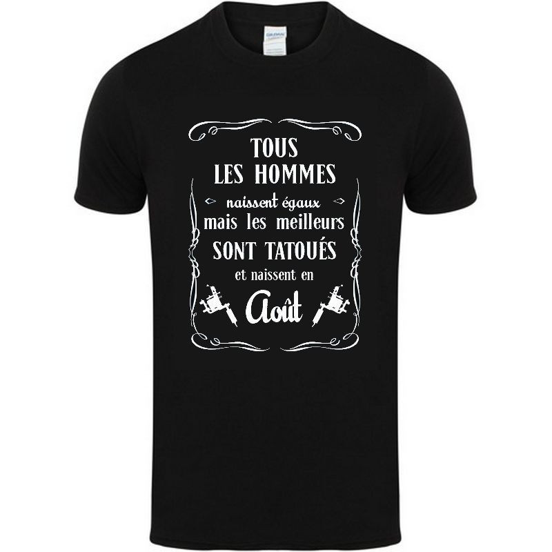 T-shirt DEVILISH homme Mois de naissance Aout T-shirt DEVILISH homme Mois de naissance Aout