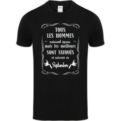 T-shirt DEVILISH homme Mois de naissance Septembre T-shirt DEVILISH homme Mois de naissance Septembre