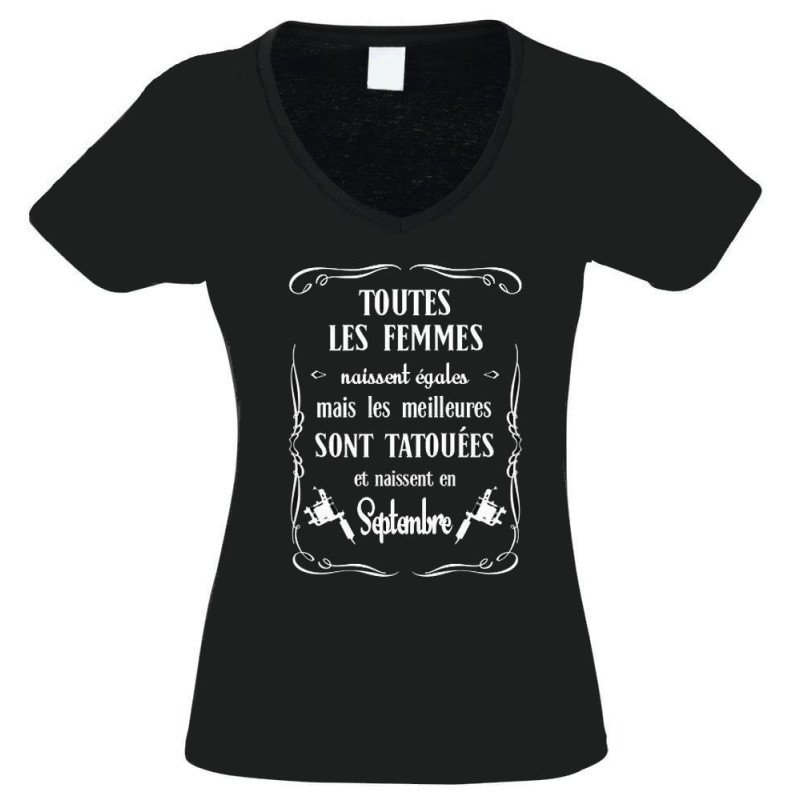 T-shirt DEVILISH Femme Mois de naissance Septembre T-shirt DEVILISH Femme Mois de naissance Septembre