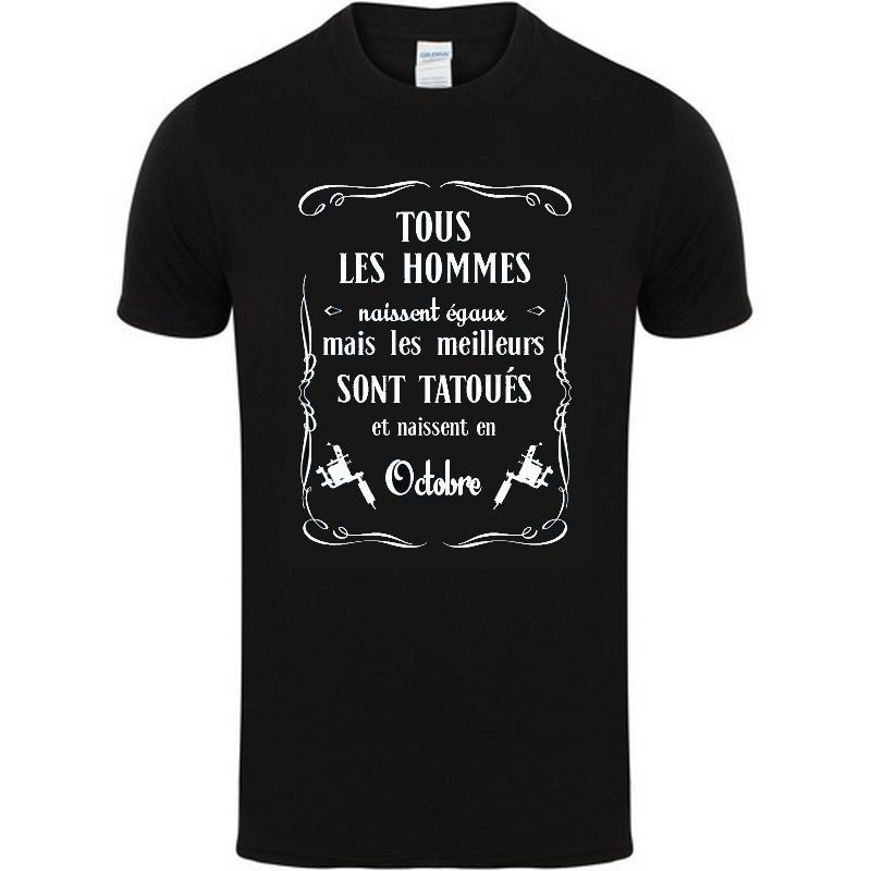 T-shirt DEVILISH homme Mois de naissance Octobre T-shirt DEVILISH homme Mois de naissance Octobre