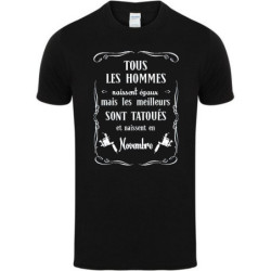 T-shirt DEVILISH homme Mois de naissance Novembre T-shirt DEVILISH homme Mois de naissance Novembre