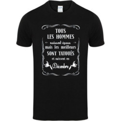 T-shirt DEVILISH homme Mois de naissance Decembre T-shirt DEVILISH homme Mois de naissance Decembre