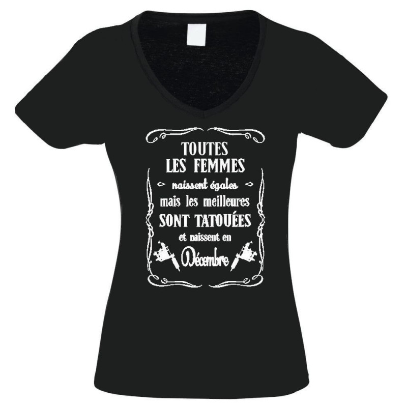T-shirt DEVILISH Femme Mois de naissance Decembre T-shirt DEVILISH Femme Mois de naissance Decembre
