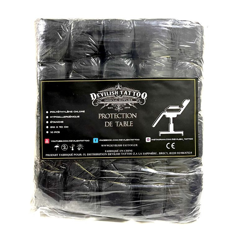 Protection de table noir Par 10