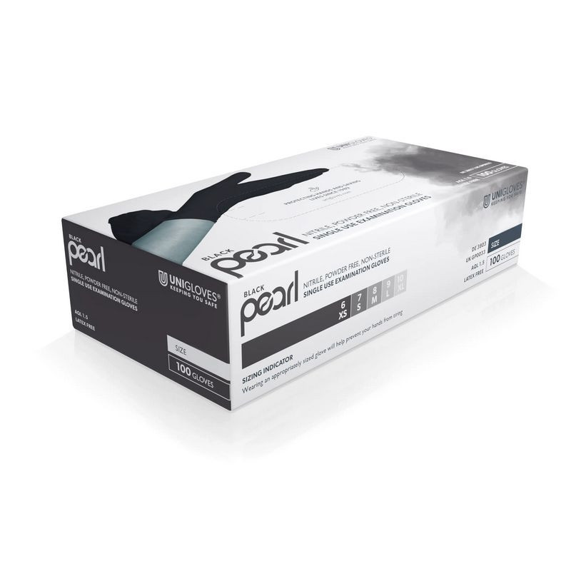 Gants UNIGLOVES Black Pearl Nitrile