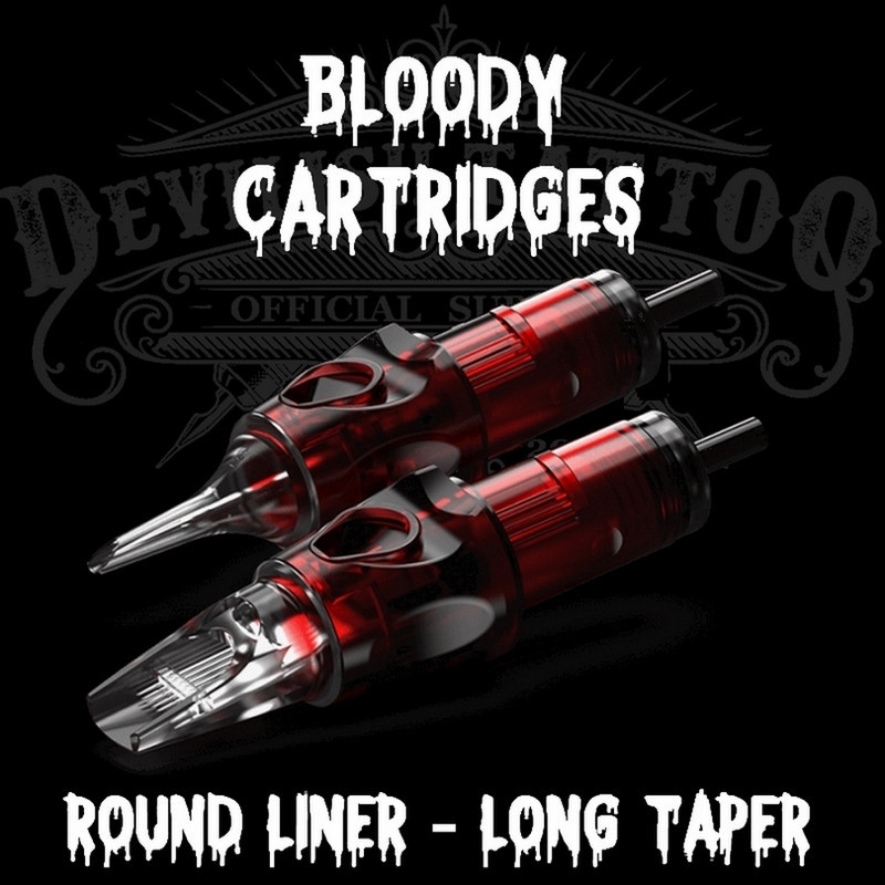 Cartouches Bloody Round Liner - Long Taper Cartouches Bloody Round Liner - Long Taper