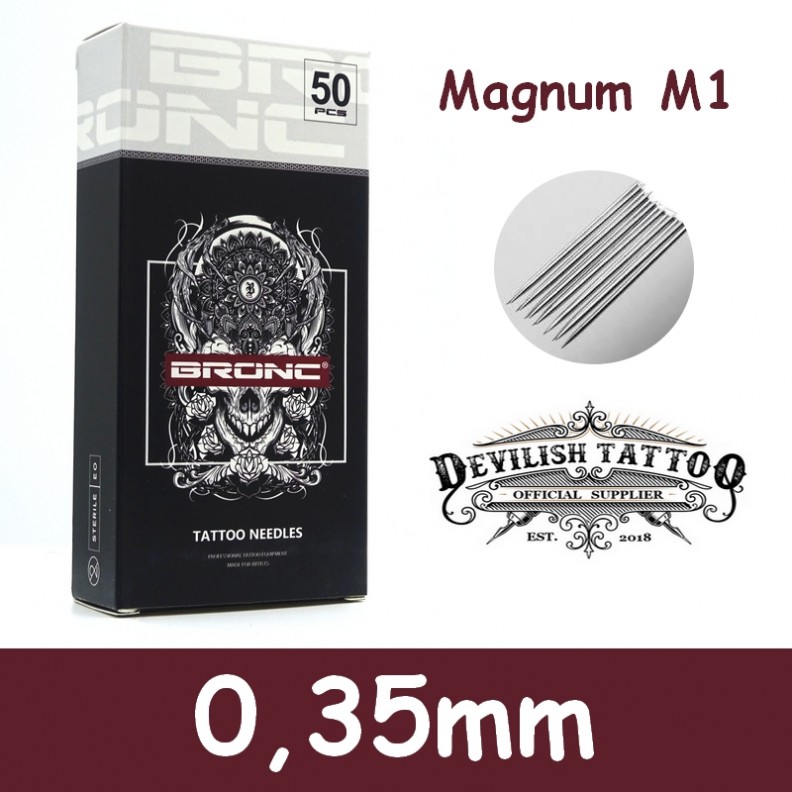 Aiguilles Magnum (M1) 0,35mm Deluxe - Par 5 ou 50