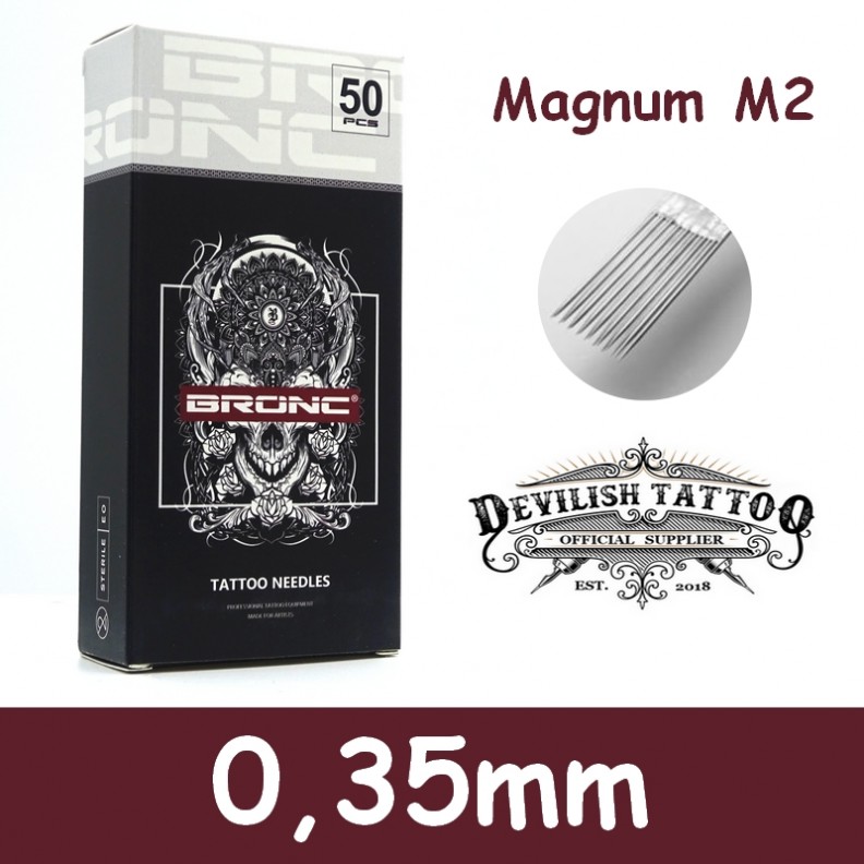 Aiguilles Magnum (M2) 0,35mm Deluxe - Par 5 ou 50