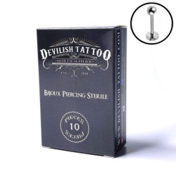 Piercing stérile LABRET Titane G23 Devilish Tattoo