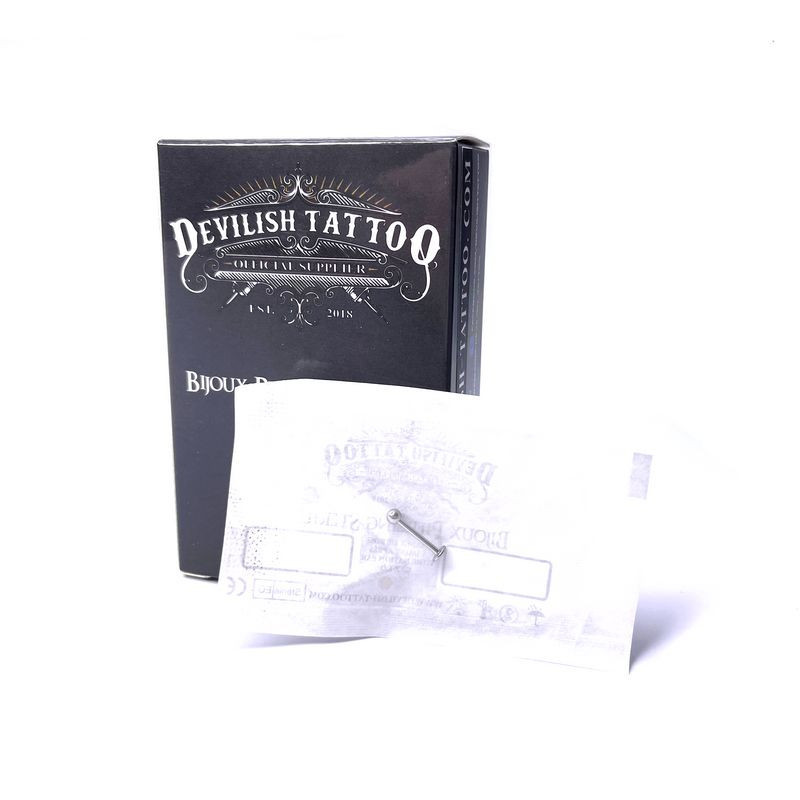 Piercing stérile LABRET Titane G23 Devilish Tattoo Piercing stérile LABRET Titane G23 Devilish Tattoo