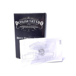 Piercing stérile BARBELLS circulaire Titane G23 Devilish Tattoo Piercing stérile BARBELLS circulaire Titane G23 Devilish Tattoo
