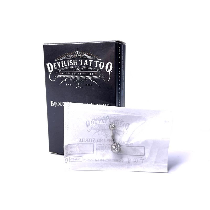 Piercing stérile BANANE Nombril Titane G23 Devilish Tattoo Piercing stérile BANANE Nombril Titane G23 Devilish Tattoo