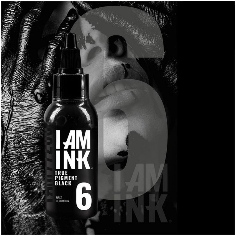 Encre I AM INK - First Generation - 6 True Pigment Black Encre I AM INK - First Generation - 6 True Pigment Black