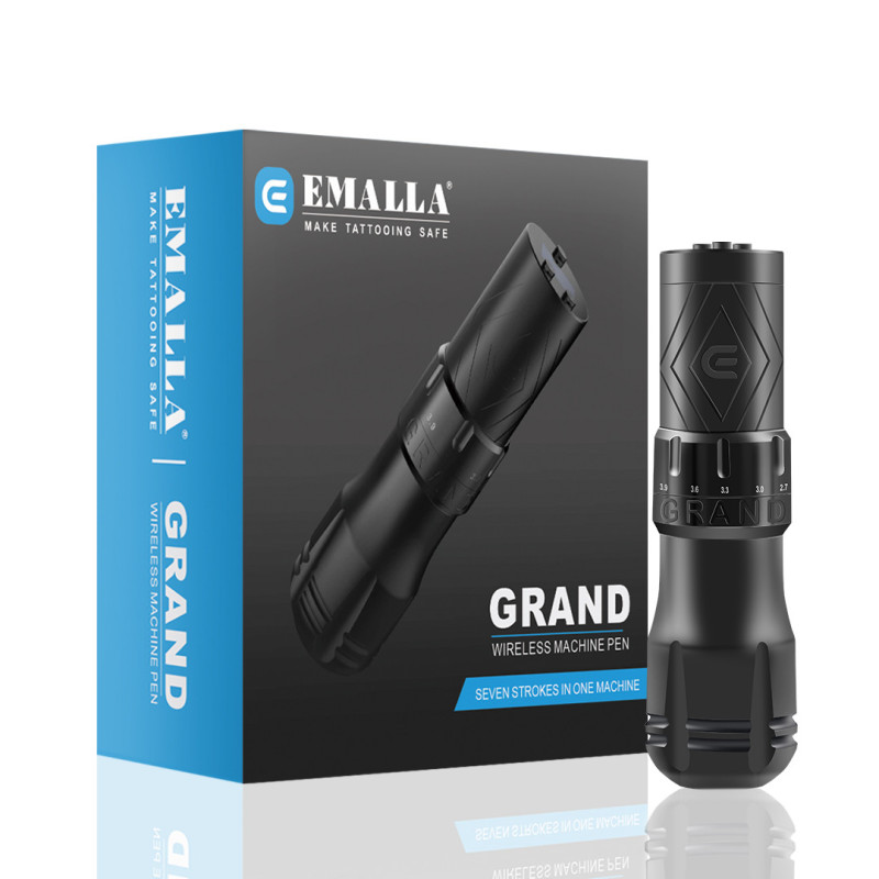 Machine EMALLA GRAND Tattoo Pen - Noir Machine EMALLA GRAND Tattoo Pen - Noir