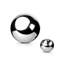 Boule pour pierçing à visser Argent
