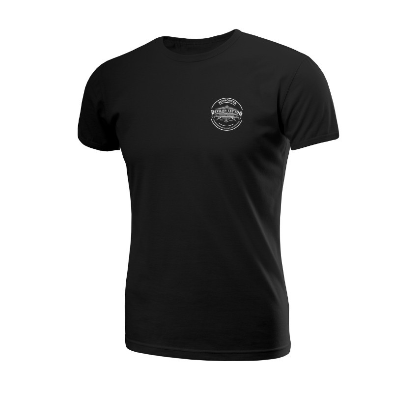 T-shirt Supporter Devilish Tattoo Homme - Taille S à XXL T-shirt Supporter Devilish Tattoo Homme - Taille S à XXL