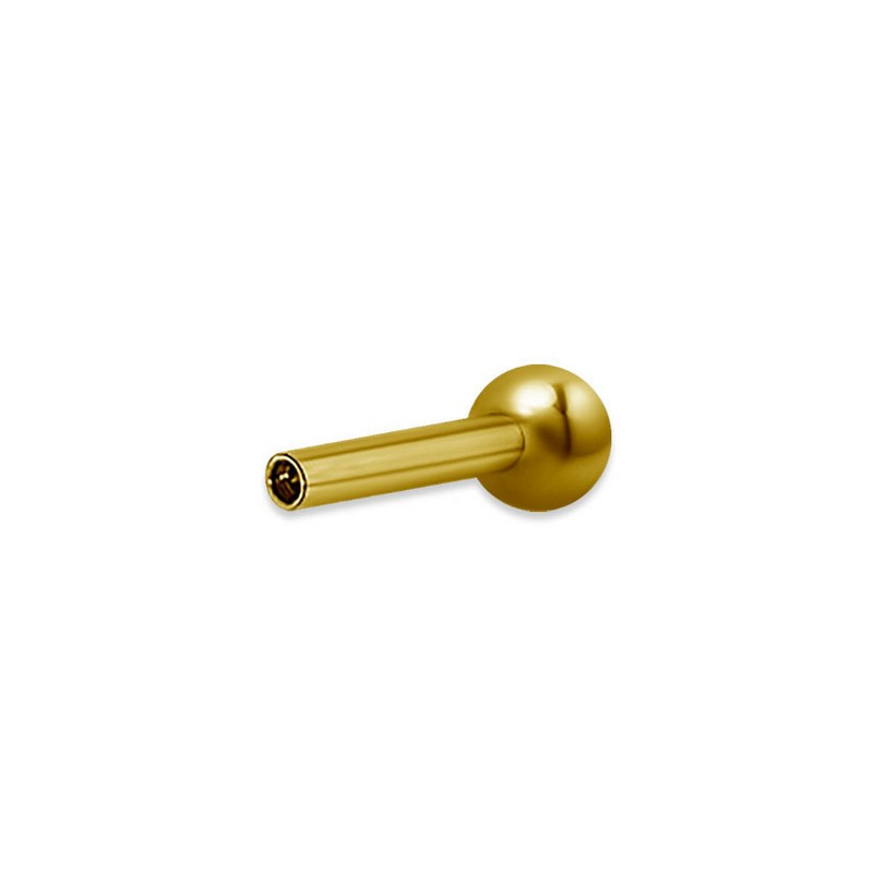 Barre de pierçing pour Micro Barbells - Or 24K 316L Barre de pierçing pour Micro Barbells - Or 24K 316L