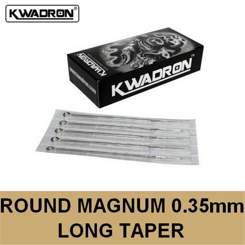 Aiguilles KWADRON Round magnum 0,35mm Long Taper