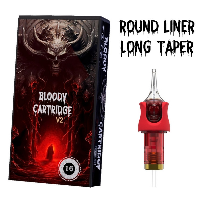 Cartouches Bloody V2 Round Liner - Long Taper Cartouches Bloody V2 Round Liner - Long Taper
