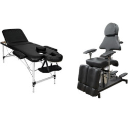 Kit mobilier tatoueur personnalisable - Table/Fauteuil Kit mobilier tatoueur personnalisable - Table/Fauteuil