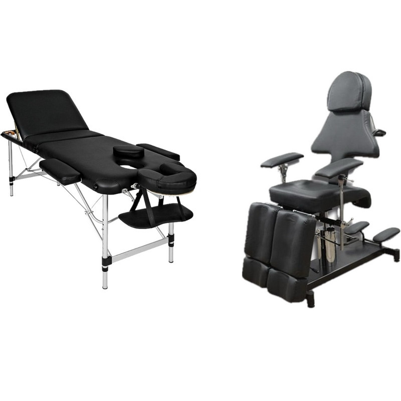 Kit mobilier tatoueur personnalisable - Table/Fauteuil Kit mobilier tatoueur personnalisable - Table/Fauteuil