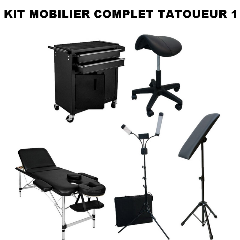 Kit mobilier complet tatoueur 1 Kit mobilier complet tatoueur 1