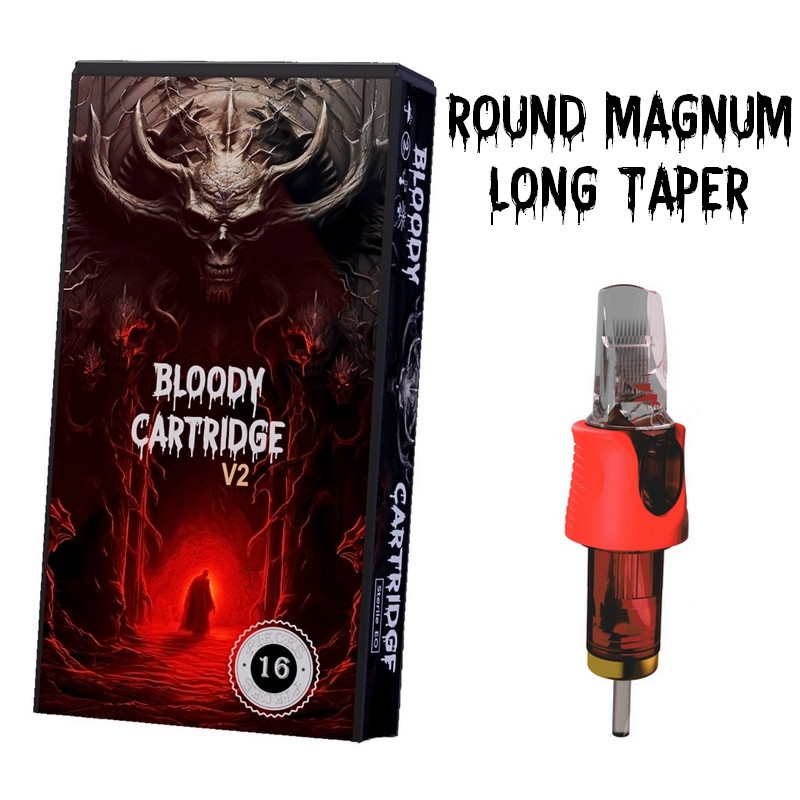 Cartouches Bloody V2 Round Magnum - Long Taper Cartouches Bloody V2 Round Magnum - Long Taper