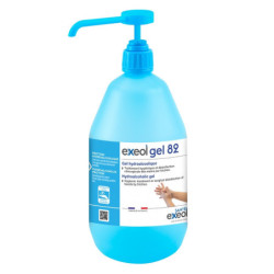 Gel hydroalcoolique Exeol Gel 82 - 1L Gel hydroalcoolique Exeol Gel 82 - 1L