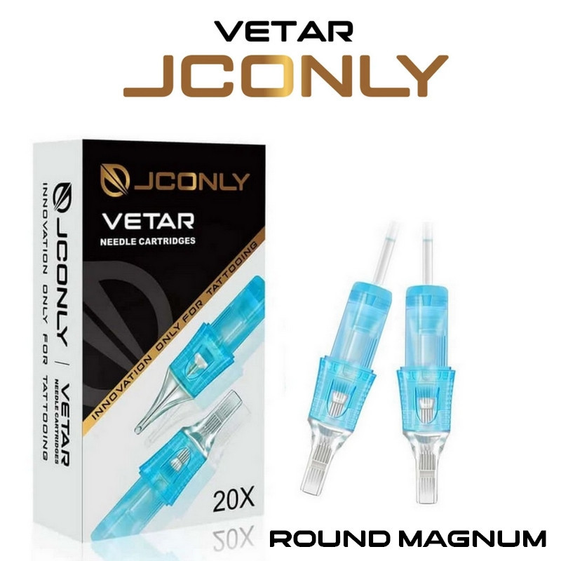 Cartouches JC ONLY Vetar Round Magnum - Long Taper Cartouches JC ONLY Vetar Round Magnum - Long Taper