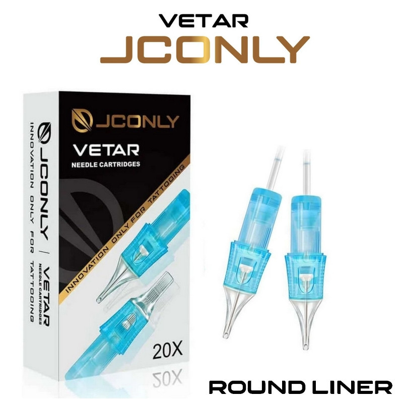 Cartouches JC ONLY Vetar Round Liner - Long Taper Cartouches JC ONLY Vetar Round Liner - Long Taper