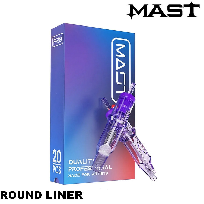 Cartouches MAST PRO Round Liner - Long Taper Cartouches MAST PRO Round Liner - Long Taper