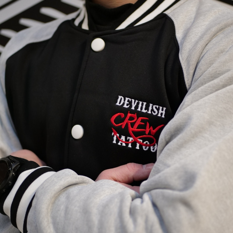 Logo Veste Devilish Tattoo CREW Logo Veste Devilish Tattoo CREW