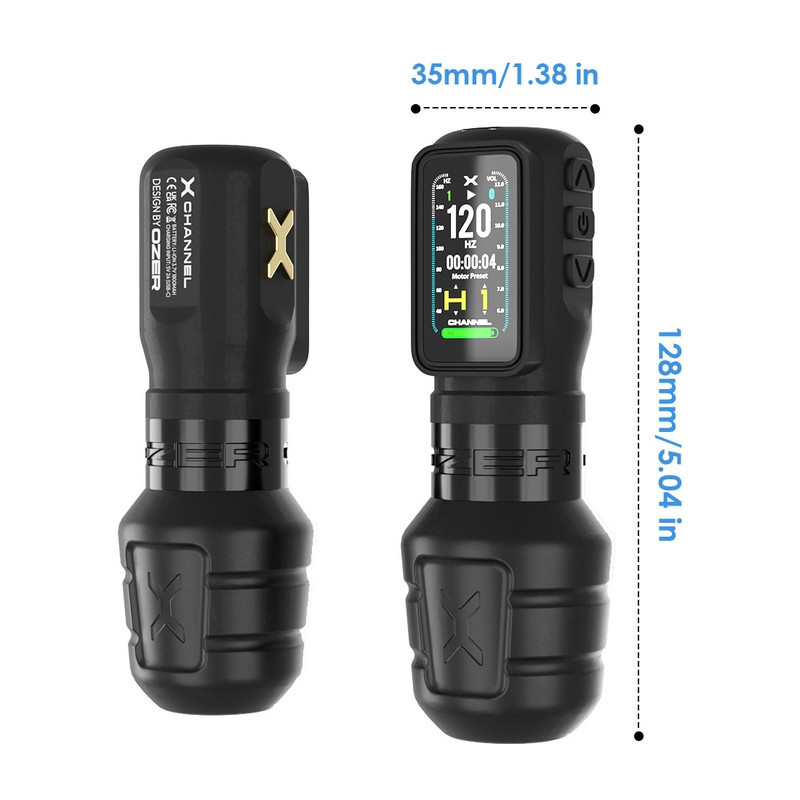 Machine Wireless OZER X-CHANNEL - dimensions Machine Wireless OZER X-CHANNEL - dimensions