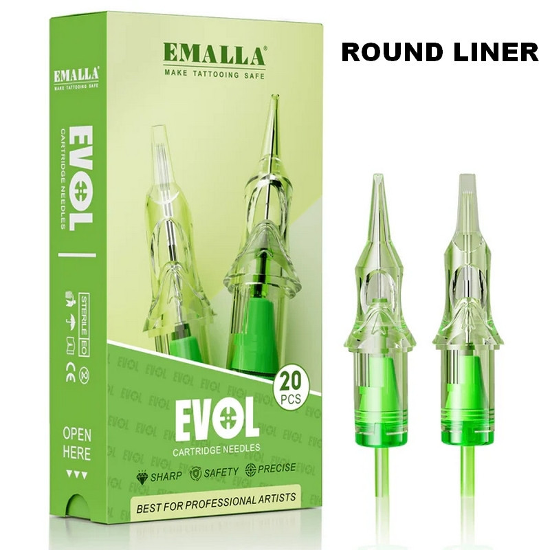 Cartouches EMALLA EVOL - Round Liner Cartouches EMALLA EVOL - Round Liner