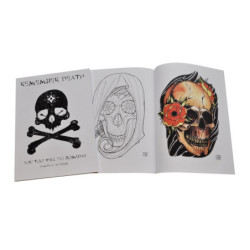 Illustration Book tete de mort