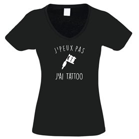 T-shirt DEVILISH - Je suis tatoué et bien élevé - Homme/Femme