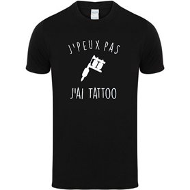 T-shirt DEVILISH - Je suis tatoué et bien élevé - Homme/Femme