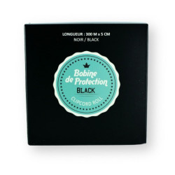 Protection pour Clip Cord noir - Rouleau de 300m