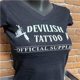T-shirt Devilish Tattoo Femme