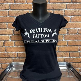 T-shirt Devilish Tattoo Femme - Taille XS à L