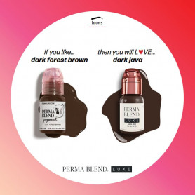 Nuancier comparatif Dark Java 15ml