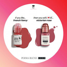 Nuancier comparatif Victorian Rose 15ml