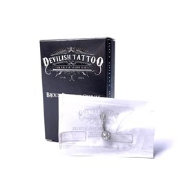 Piercing stérile BANANE Nombril Titane G23 Devilish Tattoo