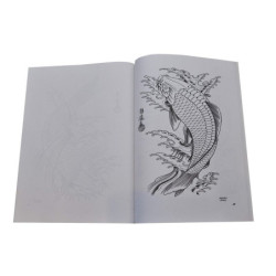 Flash tattoo Carpe Koi