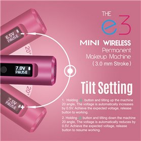 réglage du voltage Machine AVA e3 Soul Nova Mini Makeup