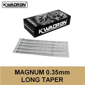 Aiguilles KWADRON Magnum 0,35mm Long Taper - Par 50