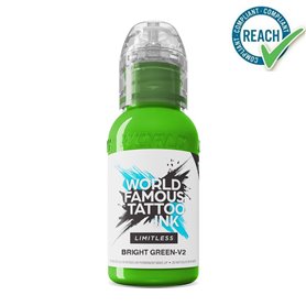 Encre WORLD FAMOUS Limitless Bright Green V2 30ML