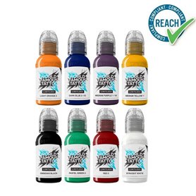 Kit encres WORLD FAMOUS Limitless - Primary Colours Set 1 - 30ml