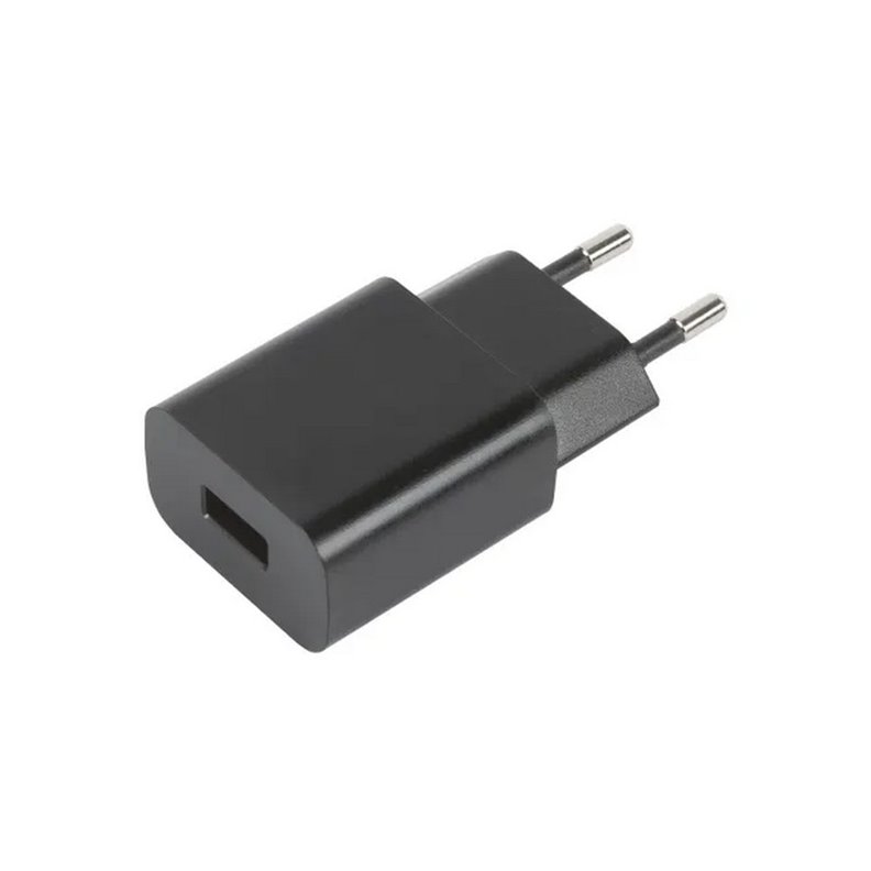 Adaptateur USB Plug 2A Noir - Prise Européenne pour appareil USB